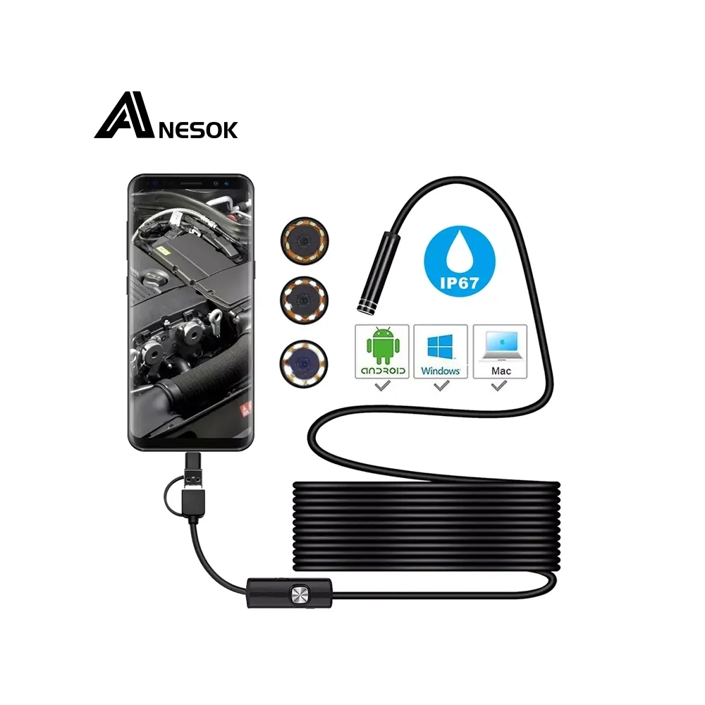 480P USB Flexible Endoscope